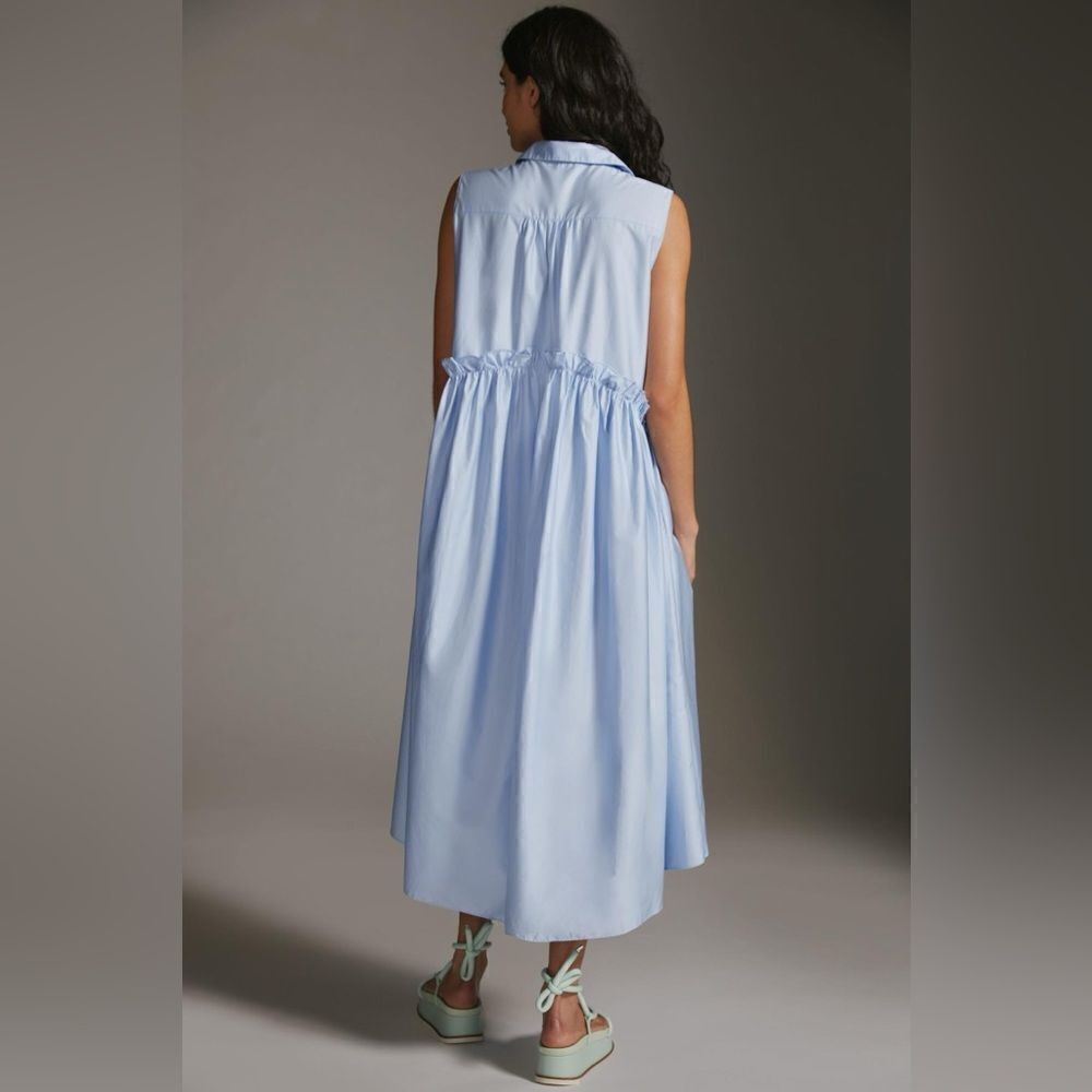 Anthropologie Devotion Twins Drop-Waist Midi Shirtdress/ size S - Picture 4 of 10